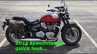 2023 Triumph Speedmaster Quick look [upl. by Dill]