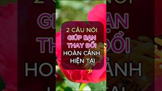 2 CÂU NÓI GIÚP BẠN THAY ĐỔI HOÀN CẢNH HIỆN TẠI [upl. by Aicnom]