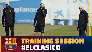 Return to training with El Clásico on the horizon [upl. by Ahsertal]