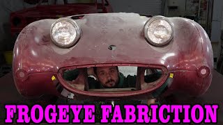 Tricky Fabrication on a Frogeye Sprite Front End [upl. by Anev]