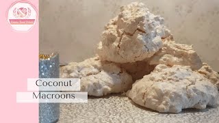 Coconut Macaroons Kokosmakronen 5 ingredients Macaroons [upl. by Odab324]