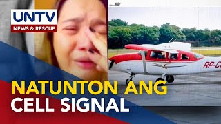 Cellphone ng isa sa mga sakay ng nawawalang eroplano natunton search ops isinasagawa na [upl. by Dnomhcir768]