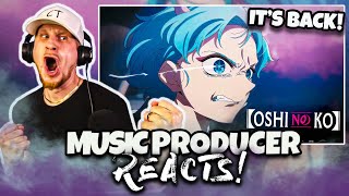 Music Producer REACTS to OSHI NO KO 💫 OP 2 SEASON 2  GEMN FATALE [upl. by Franzoni966]