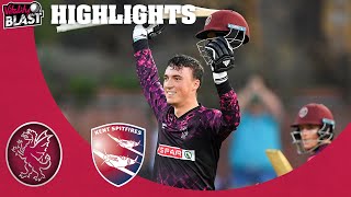 World Class Banton Century Inspires Somerset  Somerset v Kent  Highlights  Vitality Blast 2019 [upl. by Screens]