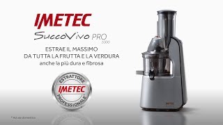 Estrattore di succo professionale Imetec SuccoVivo PRO 1000 [upl. by Chipman]