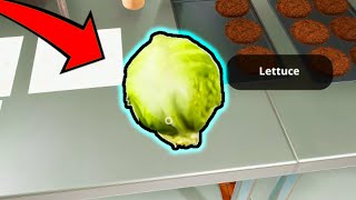 How To Use And Cut Lettuce In Fast Food Simulator [upl. by Laurella]