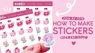 HOW TO MAKE PLANNER STICKERS  Using Cricut Procreate or Photoshop [upl. by Indys875]