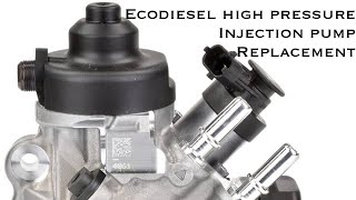 Quick overview Ecodiesel high pressure injection pump replacement [upl. by Aaberg522]