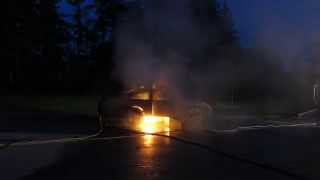 Jefferson Maine Volunteer Fire Department Car Fire Training Exercise [upl. by Anitsenre]