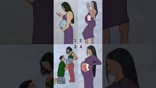 4 Deep Meaning Videos About Pregnancy timepart3 afreenartannimationvideoshortspregnencyart [upl. by Biagio]