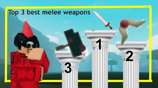 Top 3 best melee weapons pilgrammed [upl. by Gerita]