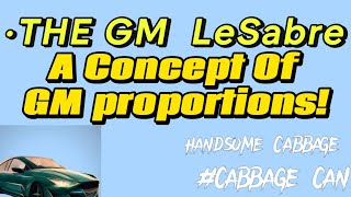 The GM LeSabre A concept of GM Proportions Ai narrator cabbagecan [upl. by Adnot864]