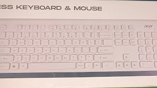 Unboxing Acer Wireless Keyboard and Mouse unboxing wirelessmouse wirelesskeyboard acer [upl. by Lasky847]