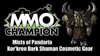 Patch 54  Cosmetic Korkron Dark Shaman Armor [upl. by Winfrid]