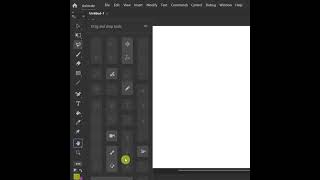 How to add and remove tool from toolbar in adobe animate animationtutorial adobeanimate [upl. by Ynaffital]