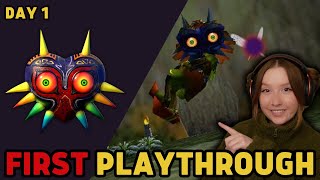 Majoras Mask FIRST Playthrough Day 1  Twitch VOD [upl. by Eelaras]