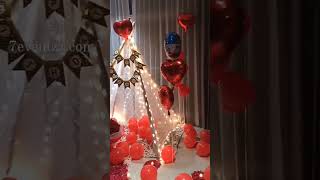 Birthday room decoration Canopy room decoration floor Canopy Decoration Cabana decoration [upl. by Maurise]