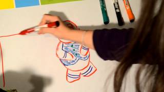 ASMR  Drawing  on whiteboard [upl. by Latham]