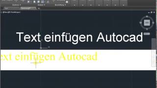 Text einfügen Autocad [upl. by Koenraad]