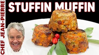 Stuffin Muffins Perfect for Thanksgiving  Chef JeanPierre [upl. by Dmitri]