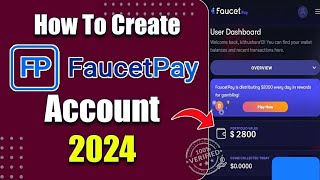 How to Create FaucetPay Account In Pakistan  FaucetPay account kaisa banaya [upl. by Diannne884]