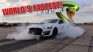 Worlds Fastest 2020 Shelby GT500 Reaches Record Breaking Top Speed [upl. by Latsyrd]