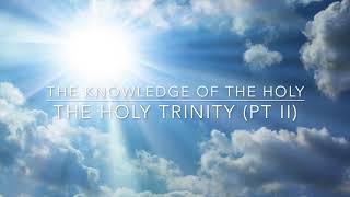 The Knowledge of the Holy AW Tozer Ch 4 The Holy Trinity  Pt II of II [upl. by Kissel482]