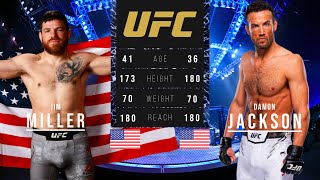 JIM MILLER vs DAMON JACKSON FULL FIGHT UFC 309 [upl. by Fidelas549]