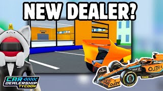 🔥New Dealership Coming To Car Dealership Tycoon cardealershiptycoon roblox [upl. by Johny558]