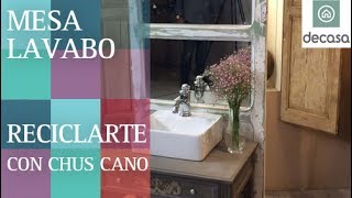 Cómo hacer mueble para el baño por Chus Cano  Decora tu hogar con Reciclarte T4 [upl. by Asssilem776]