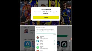 efootball pes 2023 update problem not enough space or storage [upl. by Hauhsoj]