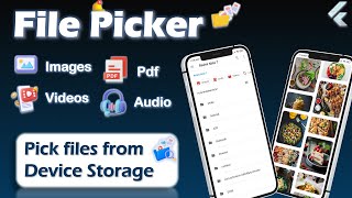 File picker step by step tutorial  Flutter file picker [upl. by Lirpa679]