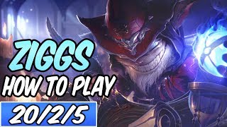 HOW TO PLAY ZIGGS  Best Build amp Runes  Diamond Commentary  League of Legends [upl. by Tisman]