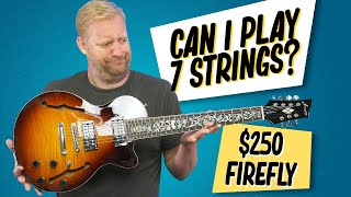 IS THIS A GOOD 7 STRING  FireFly AeroSonic 7 String  Afford A Chug  Brootal pedals at the end [upl. by Searcy]