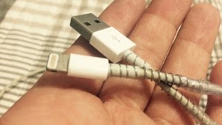 Como proteger o cabo do carregador iPhone e iPad [upl. by Ime955]