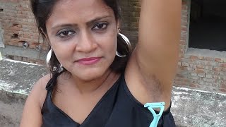 Lighten Your Underarm Of Shaving Your Underarm Hair By Razor Step By Step Process Video [upl. by Nnomae]