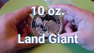 Unboxing the Somalia Silver Elephant 10 oz New Heavyweight In Town [upl. by Nhguavahs]