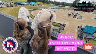 Which Influencer did we meet at Bolesworth International Horseshow [upl. by Elagiba618]