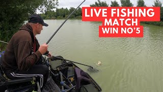 Live Fishing Match Win No5 Topcroft Lakes matchfishinguk [upl. by Elmer]