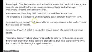 Scientific Realism 9  The Natural Ontological Attitude [upl. by Acisset537]