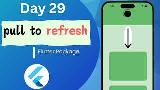 Flutter pull to refresh  Refresh Indicator [upl. by Maggee]