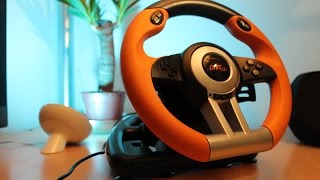 Speedlink Drift OZ  PC Racing Wheel Review [upl. by Barimah]