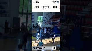 🔥 El venezolano lo dominó todo en Michoacán y se apuntó un dobledoble ligaabe basketball [upl. by Ahsienyt]