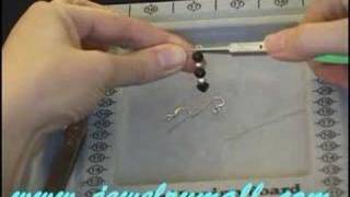 Making Simple Gemstone Bead Earrings [upl. by Remled893]