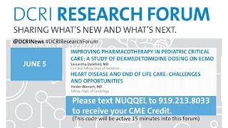 DRF 29 Improving Pharmacotherapy in Pediatric Critical Care amp Heart Disease and End of Life Care [upl. by Hanley]