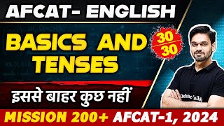 AFCAT English Basics and Tenses  AFCAT Prithvi 10 [upl. by Luigi210]