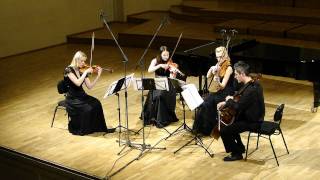 Prezioso Quartet quotLivequot  PVasks String Quartet No4 I [upl. by Yvaht66]