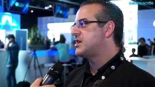 NHL 15  Andy Agostini Gamescom 2014 Interview Adding quota little bit of chaosquot with puck physics [upl. by Reviere556]