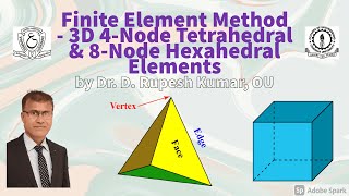 FEM17FiniteElementMethod3D TetrahedralHexahedralElementsShape FunctionStrainDisplacementMatrix [upl. by Sebastien]