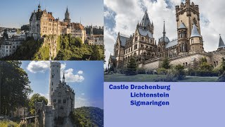 Castle Drachenburg  Lichtenstein  Sigmaringen Germany [upl. by Ainimre]